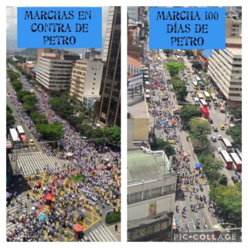 ¡Fracasaron las marchas de respaldo a Petro!
