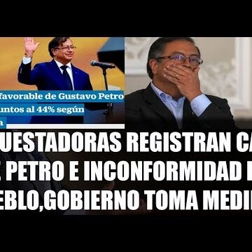 Se desploma imagen favorable de Petro