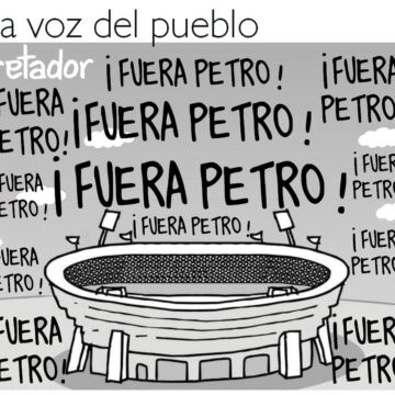 “Fuera Petro” resuena en todos los estadios