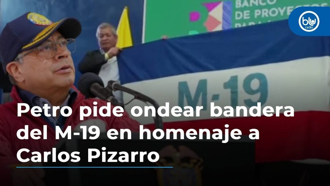 Indignación nacional: Petro ensalza bandera de M19 y a Carlos Pizarro