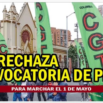 ¡No a un 1 de Mayo fletado por Petro!