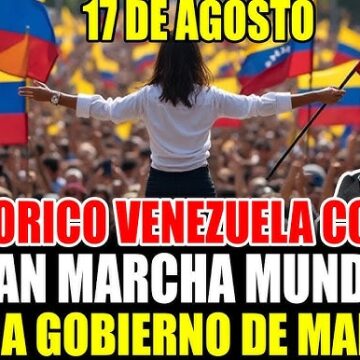 Marcha mundial contra fraude de Maduro