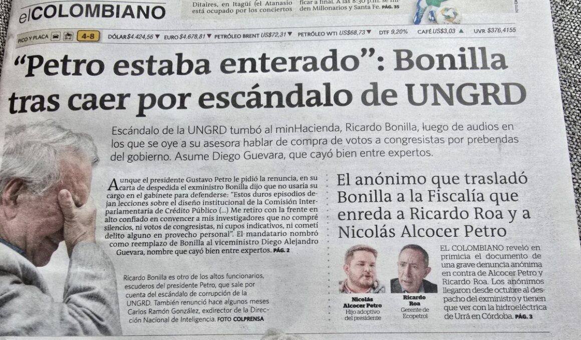 Bonilla: “Petro estaba enterado de mis acciones”